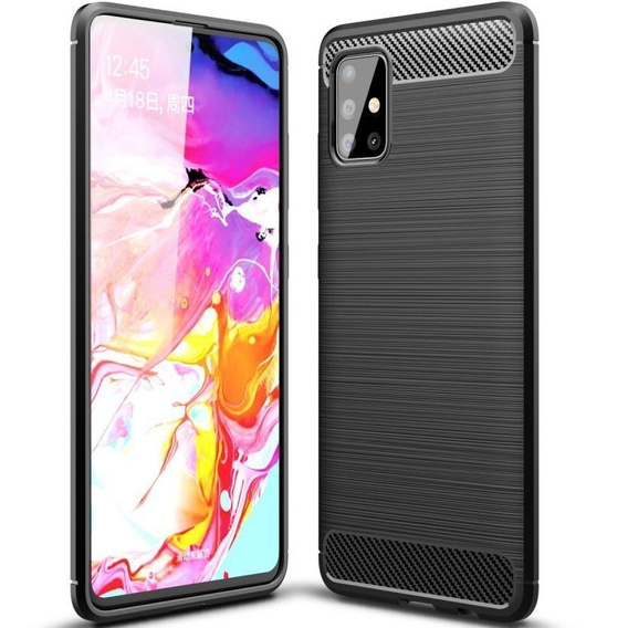 Чoхол до Samsung Galaxy M51, Carbon, чорний