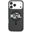 Чохол Karl Lagerfeld IML Glitter Karl & Choupette Sketch Logo MagSafe для iPhone 17 Pro Max