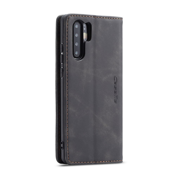 Чехол CASEME для Huawei P30 Pro, Leather Wallet Case, чёрный