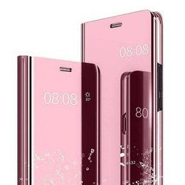 Чoхол до Samsung Galaxy A22 5G, Clear View, рожевий rose gold