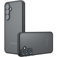 Чехол до Samsung Galaxy A15, Fusion, прозрачный / черный + 9H стекло