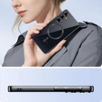 Чохол для Samsung Galaxy S24, Electro MagSafe, чорний + Скло на екран