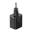 Мережевий зарядний пристрій Baseus Super Si PD 25 Вт USB-C + кабель USB-C, чорний