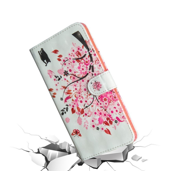 Etui Flexi Book do Xiaomi Redmi 9, Flower Tree