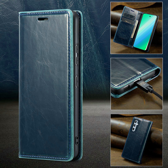 Чохол-книжка для Samsung Galaxy A54, ERBORD Waxy Wallet, м'яти
