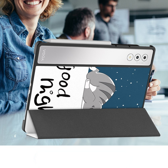 Чохол для Lenovo Yoga Tab Plus, Smartcase, cat
