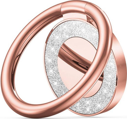 Магнітне кільце для телефону Tech-Protect для захоплення пальцями, Glitter Rose