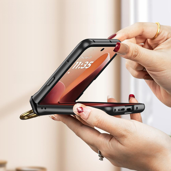 Чохол з підставкою та захистом шарнірів для Motorola Razr 60 Ultra 5G