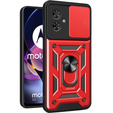 Чехол NOX Camera Slide Motorola Moto G54 5G, CamShield Slide, красный