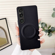 Чoхол до Sony Xperia 1 VI, Leather Hybrid MagSafe, чорний