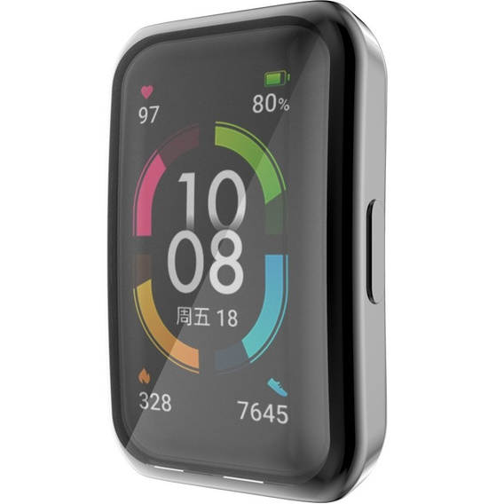 Чехол 2в1 с защитой экрана для часов Huawei Band 6/7, Black