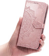 Откидной чехол для Samsung Galaxy M55 5G, Mandala, розовый