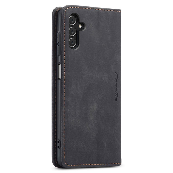 Чехол CASEME для Samsung Galaxy A04S / A13 5G, Leather Wallet Case, чёрный