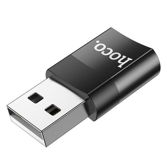 Адаптер HOCO-USB-C TYPE-C на USB - A, Black