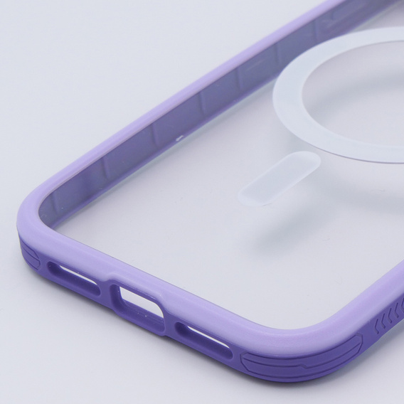 Чехол до iPhone 15 Plus, Slide Camera Magsafe, фиолетовый