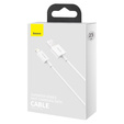 BASEUS Wisdom Kaбель Lightning 1.5M/2.4A (2 sztuki) - White