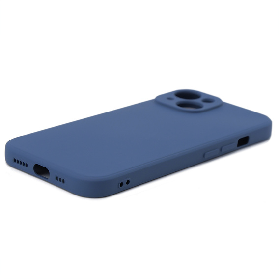 Чехол до iPhone 15 Plus, Silicone Lite, темно-синий