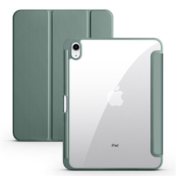 Чехол для iPad 10.9 2022 10 Gen, Smartcase Hybrid, с местом для стилуса, тёмно-зелёный