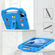 Детский чехол для Xiaomi Pad 7 / 7 Pro, Cute Patterns, с подставкой, синий