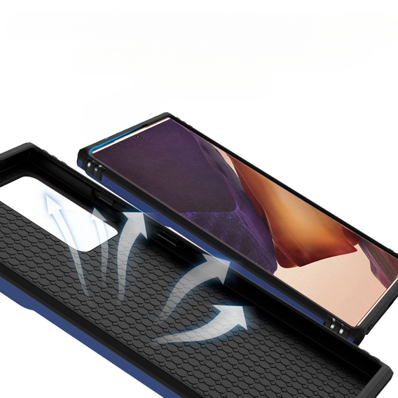 Чехол NOX Camera Slide Samsung Galaxy Note 20 Ultra, CamShield Slide, синий