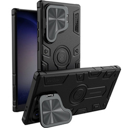 Чохол для Samsung Galaxy S24 Ultra, броньований Nillkin, CamShield Armor Prop, чорний