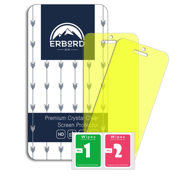 Защитная пленка ERBORD для iPhone 5/5S/SE (2 шт)