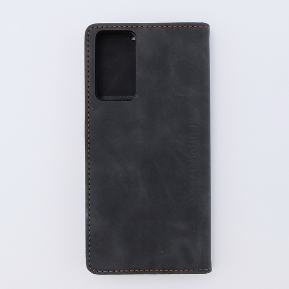 Чохол для Xiaomi Redmi Note 12S, ERBORD Vintage, гаманець з клапаном, чорний