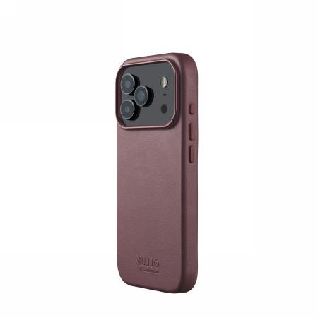 чехол Mujjo Кожаный до iPhone 14 Pro, MagSafe, Black