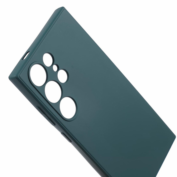 Чехол до Samsung Galaxy S24 Ultra, Silicone Lite, зелёный
