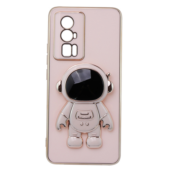 Чoхол до Xiaomi Poco F5 Pro, Astronaut, рожевий
