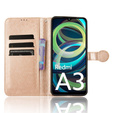 Чохол-фліп для Xiaomi Redmi A3, Wallet Rhombus, рожевий