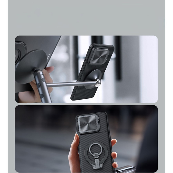 Nillkin Броньований чохол для Xiaomi Poco F6 Pro, CamShield Prop, для Magsafe, чорний