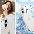 Чехол для iPhone 16, Erbord Dropproof, прозрачный + стекло