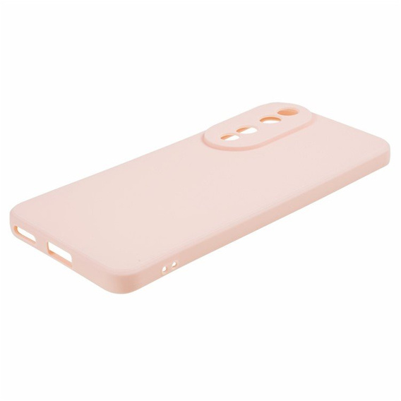 Силіконовий чохол для Honor 90, тонкий, рожевий