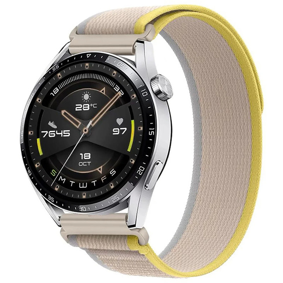 Ремешок Nylon до Samsung Galaxy Watch Active 22mm, Beige