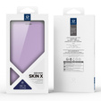 Чoхол Dux Ducis до Samsung Galaxy S25 Edge, Skin X Pro, MagSafe, фіолетовий