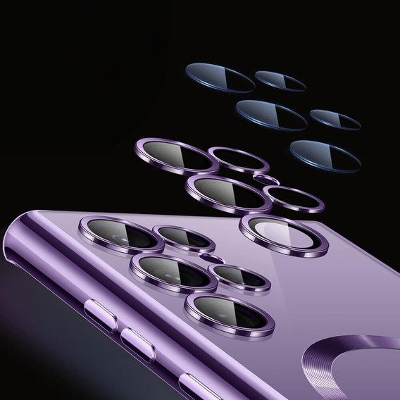 Чoхол до Samsung Galaxy S23 Ultra, MagSafe Hybrid, фіолетовий