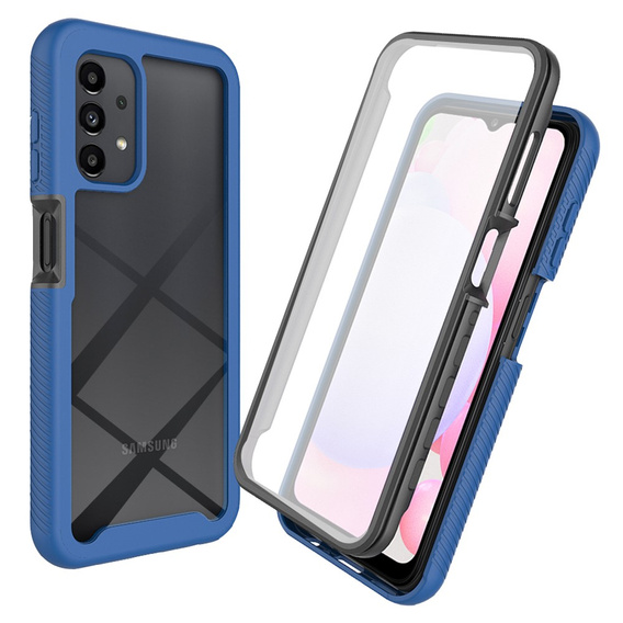 Чoхол Shockproof до Samsung Galaxy A13 4G, із захисним екраном, м'яти