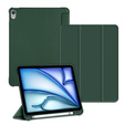 Чехол для Apple iPad Air 11" 6 gen. 2024 (A2902, Smartcase с местом для стилуса, тёмно-зелёный