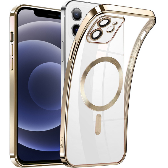 Чехол до iPhone 12, MagSafe Hybrid, золотой