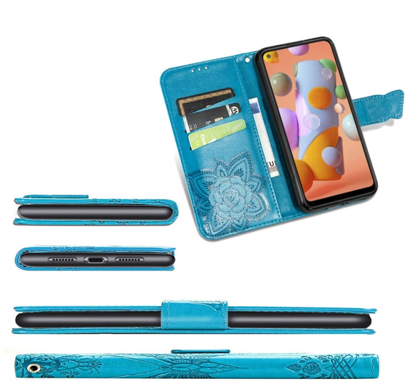 Чохол-книжка для Oppo A40 / Oppo A40m, Butterfly, м'яти