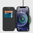 Чохол-книжка для iPhone 12, RFID Wallet MagSafe CamShield, чорний
