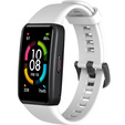 Силиконовый ремешок для Huawei Band 6 / Honor Band 6, White
