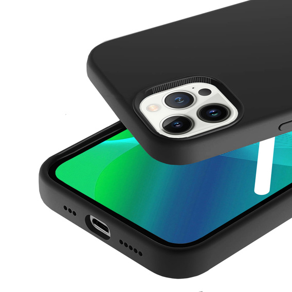 Чoхол ERBORD до iPhone 13 Pro Max, Silicone, Black