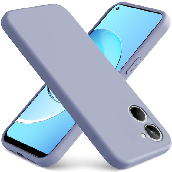 Чoхол до Realme 10 4G, Silicone Lite, фіолетовий