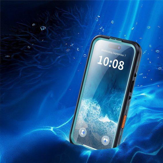 Чохол для iPhone Air, водонепроникний IP68, SHELLBOX MagSafe, синій