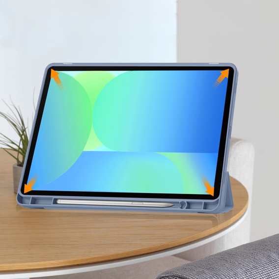 Чехол для Samsung Galaxy Tab S10 FE+ Plus, Smartcase с местом для стилуса, темно-синий