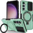 Броньований чохол для Samsung Galaxy S23 FE, CamShield MagSafe, зелений
