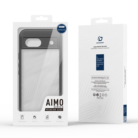 Чохол DuxDucis для Google Pixel 8A, Aimo case, прозорий / чорний