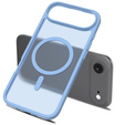 Матовий чохол для iPhone Air, для MagSafe, напівпрозорий синій
